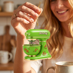 Baking Mixer Ornament - Personalized Acrylic Ornament, Bakers Gift
