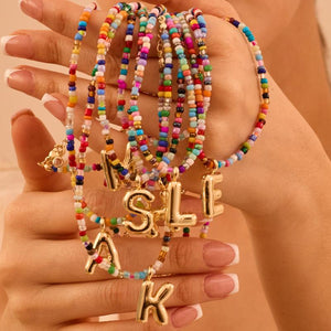 The Colorful Letter Necklace