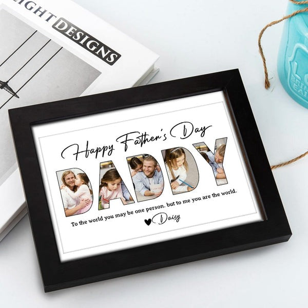 Happy Father's Day Personalized Family Picture Frame