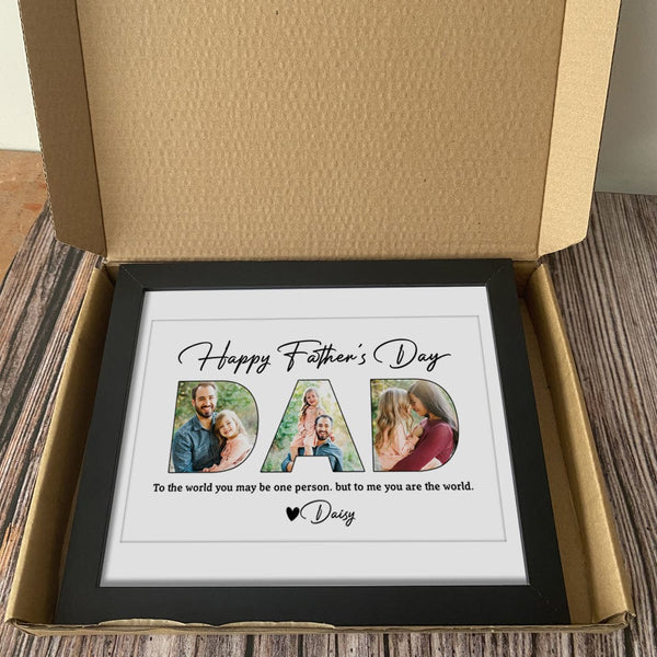 Happy Father's Day Personalized Family Picture Frame