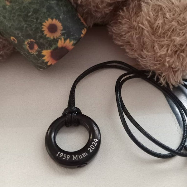 Human Ashes Keepsake, Dog Cat Hair Pet Memorial Personalized Urn Necklace