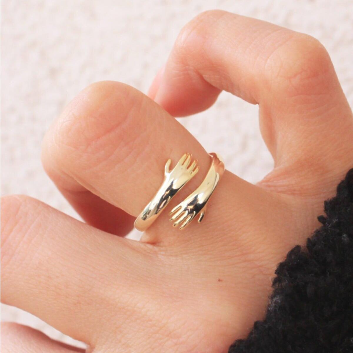 Hug Ring Adjustable Ring Gift for Women