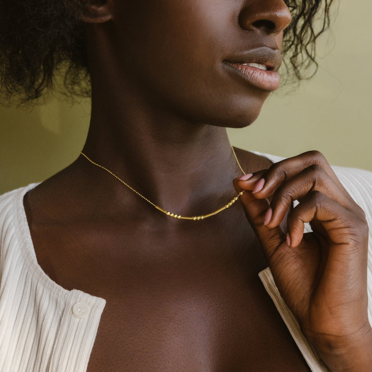 Personalized Morse Code Necklace With Name Or Hidden Message