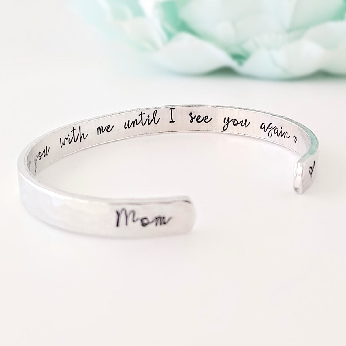 I will carry you bracelet, Personalized Bracelet for Loss of Loved One