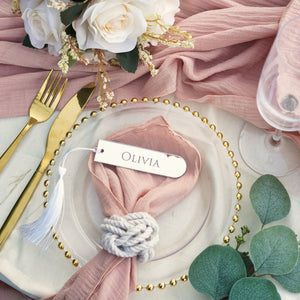 Personalized Decorations Acrylic Bookmark Keyring Wedding Table Decor