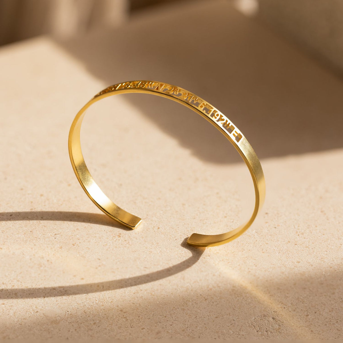 Custom Cuff Bracelet Personalized Bracelet: Coordinates, Dates, Roman Numerals,Anniversary Gift for Her,Him