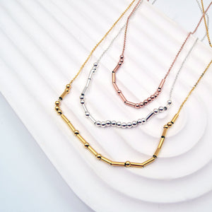 Personalized Morse Code Necklace With Name Or Hidden Message
