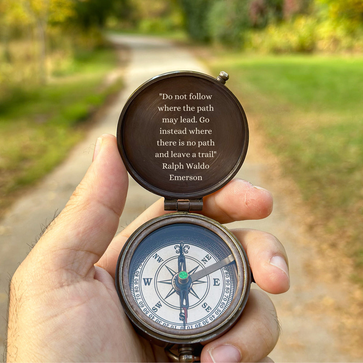 Behind You All Your Memories, Before You All Your Dreams Personalized Compass, Graduation Gift
