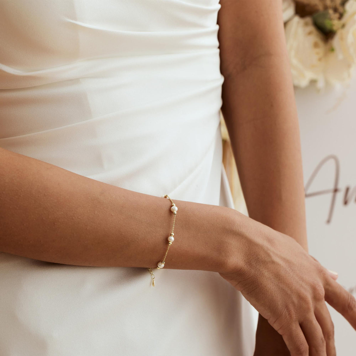 Pearl Bead Bracelet,Wedding Bridesmaids' gifts, Maid of Honor Gift, Mother's Day