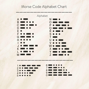 Personalized Morse Code Necklace With Name Or Hidden Message