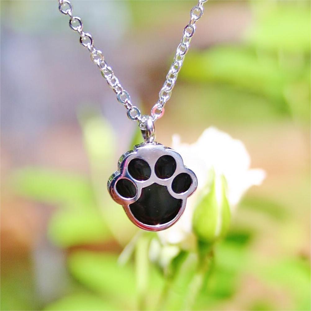 Dog Claw Memorial Necklace Urn Necklace