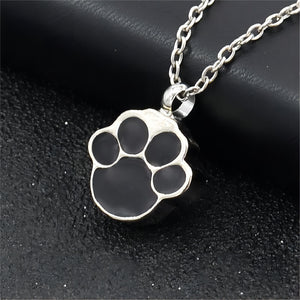 Dog Claw Memorial Necklace Urn Necklace