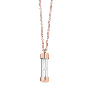 Eternal Embrace Memorial Hourglass Urn Necklace