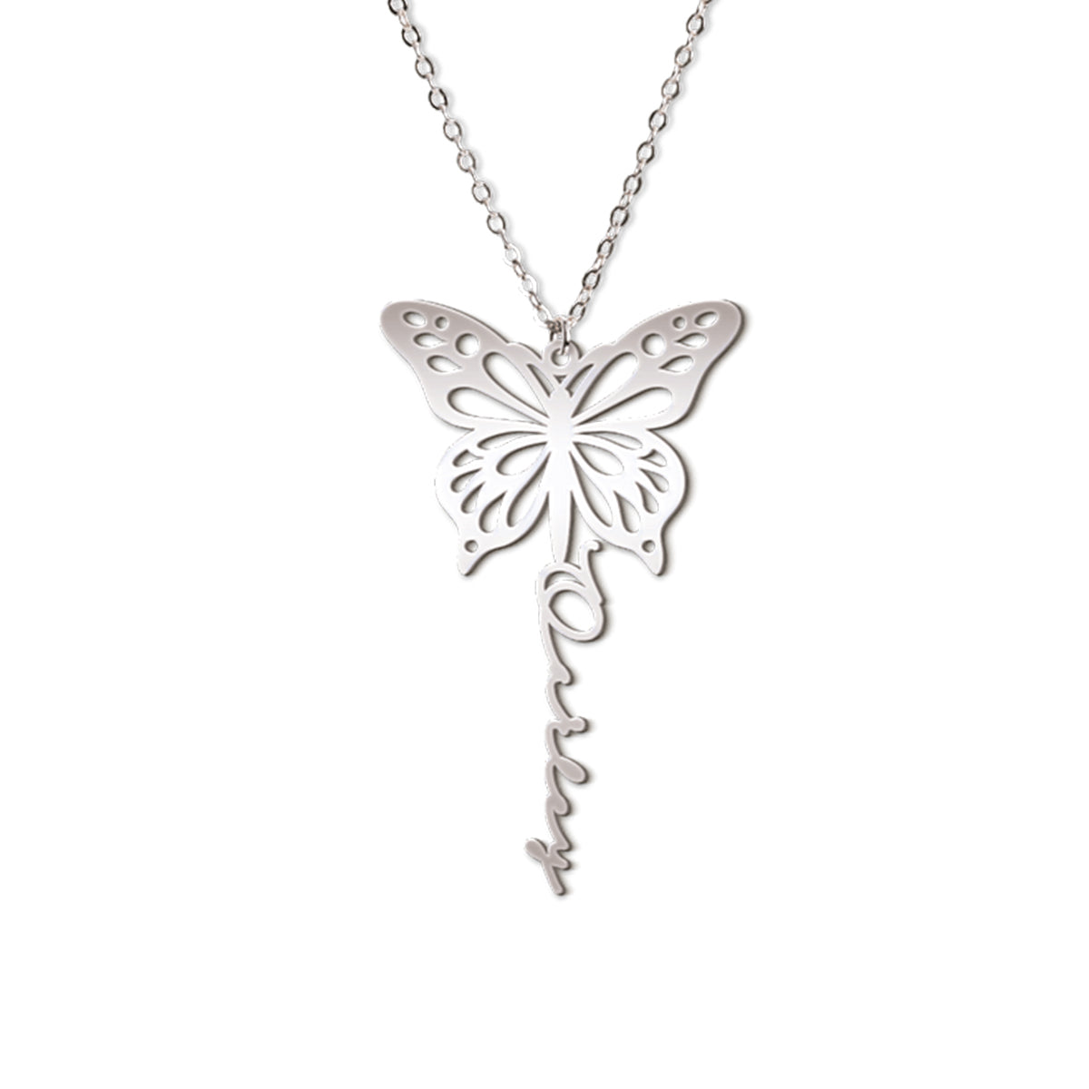 As I Sit In Heaven I Watch You Every Day - Personalized Photo Name Necklace