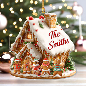 Personalized Cookie House Christmas Ornament