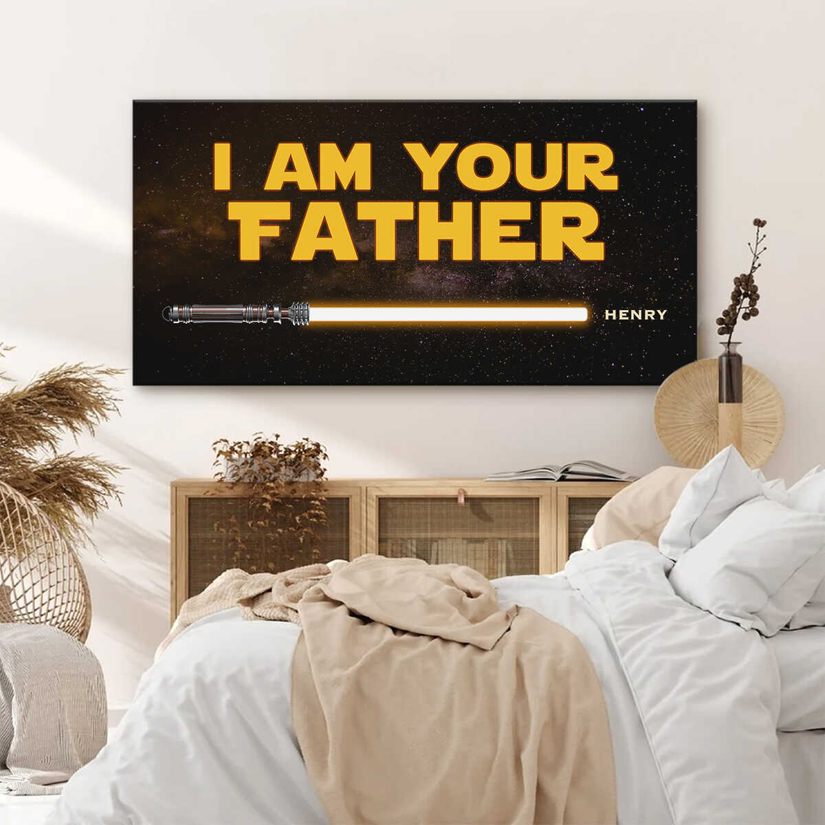 I Am Their Father Personalized Canvas Poster,Father’s Day Gifts