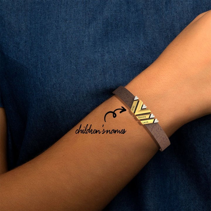 Mother's Day Gift Women's Bracelet With Crystal Charms for Grandma/Mom