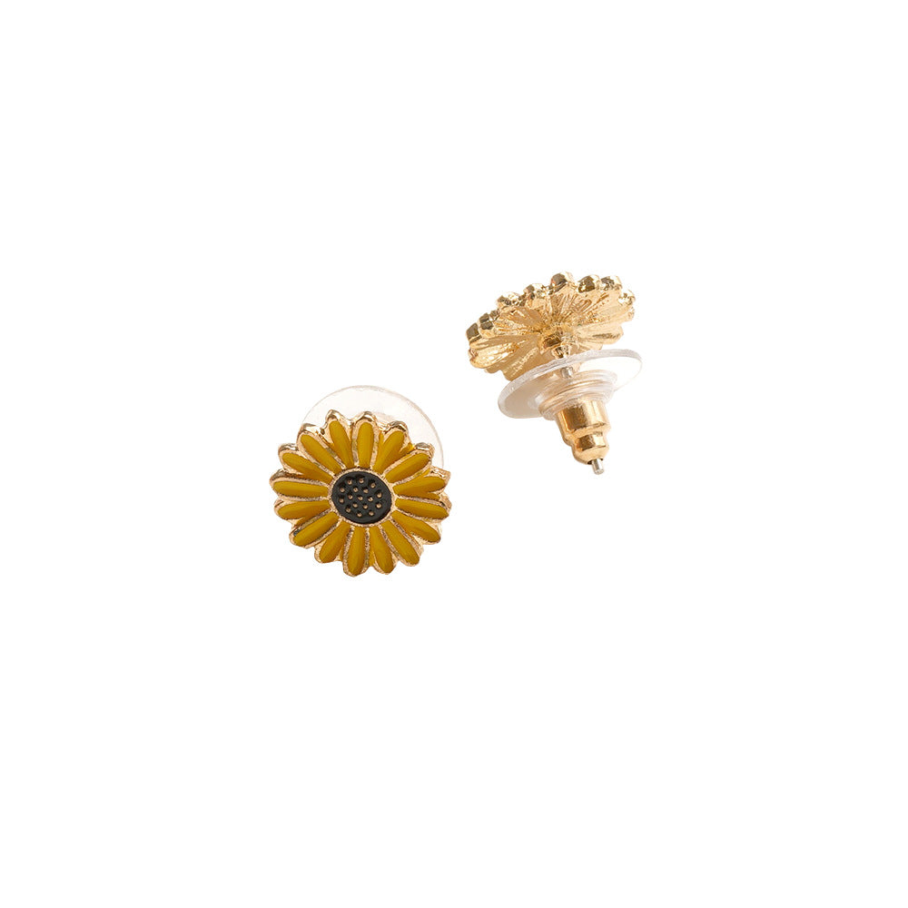 Sunflower Couple/Friends/Sisters Card Earrings