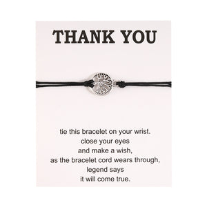 THANK YOU Tree of Life Bracelet Thanksgiving Day