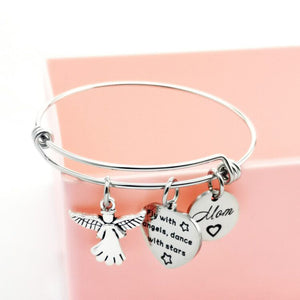 Fly with angels mom Bracelet