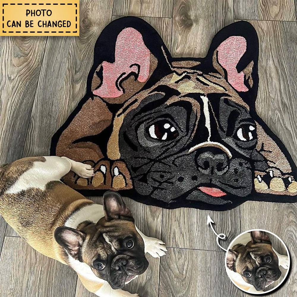 Personalized Pet Shaped Rug Gift For Pet Lovers