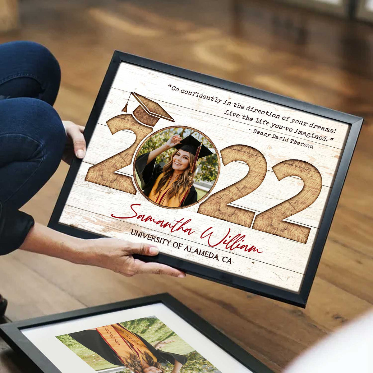 Personalised 2022 Graduation Gift For Her/Him Canvas Prints