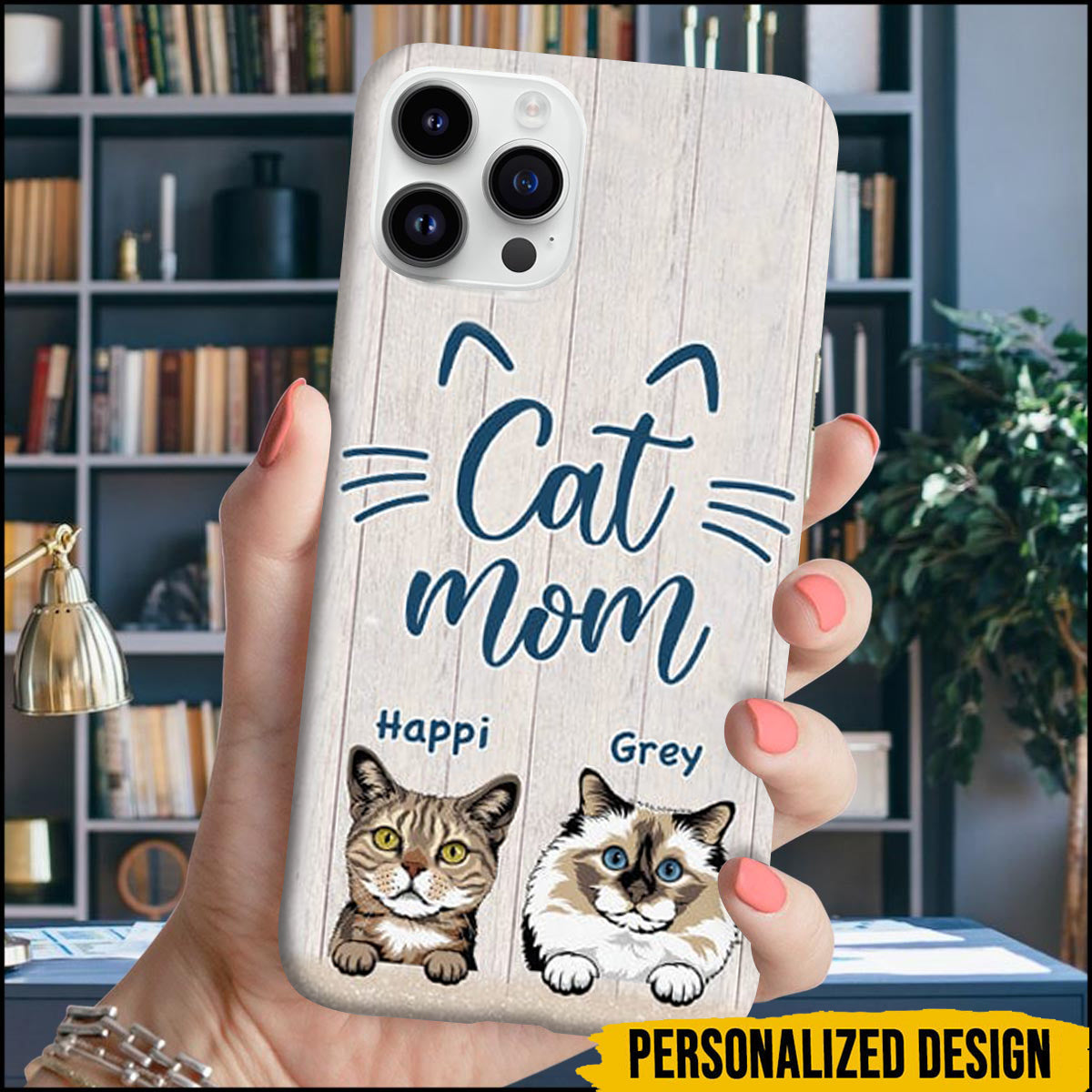 Personalized Phone case Life is better with cats  Gift for Cat Lovers