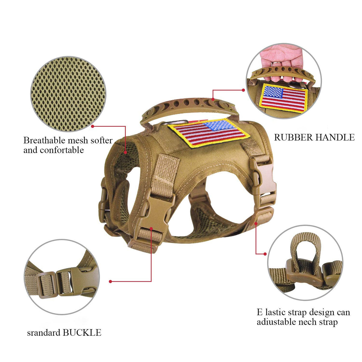 Personalized Pet Harness Vest Training Harness