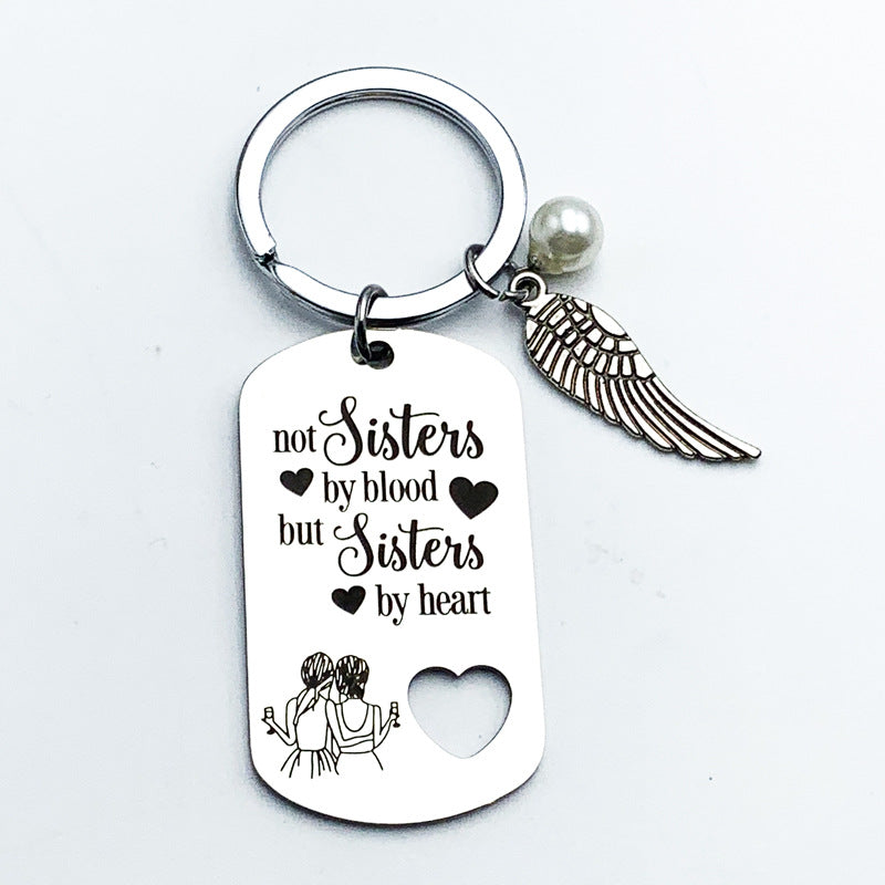 Key Chain -  Sister Friend HEART