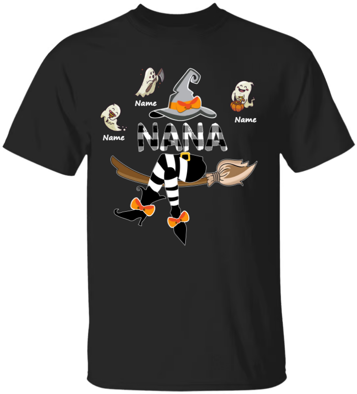 Personalized Mimi And Kids Witch T-Shirt